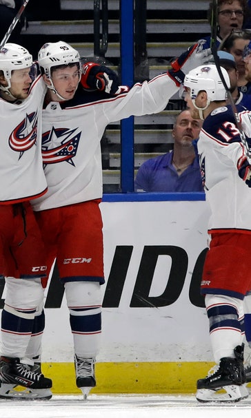 Blue Jackets stun Lightning 5-1 to take 2-0 series lead